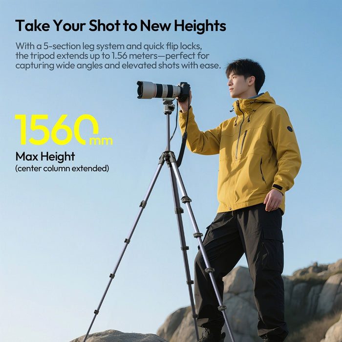 Ulanzi T156 OMBRA II トラベル三脚(ブラック)