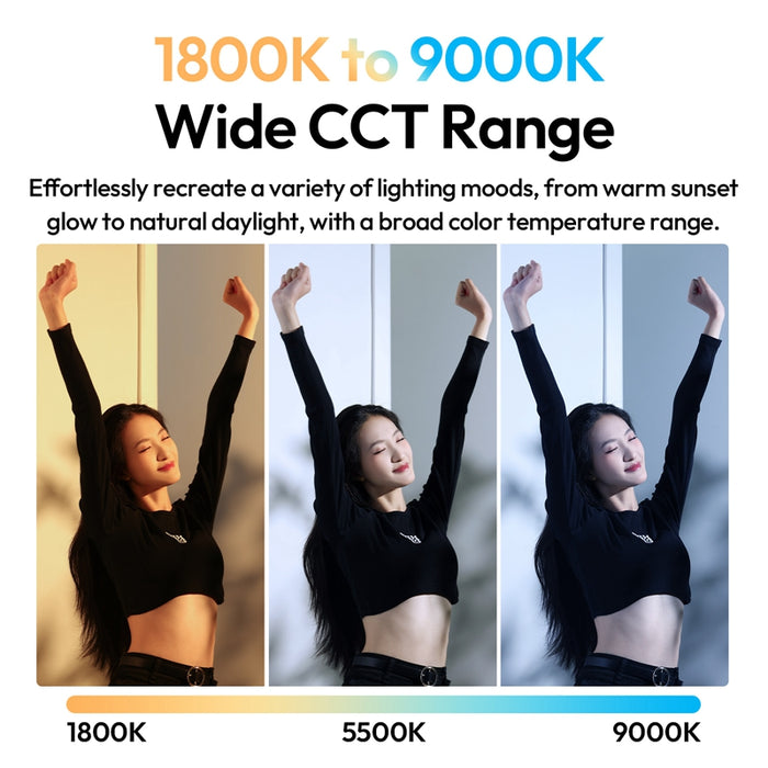 Ulanzi L208 B15RGB 15W フルカラーポータブルスティックライト