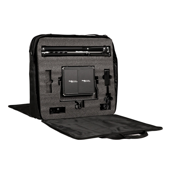 Phottix Kali 50Ra RGB LED Light Twin Kit Set パネル型LEDライト