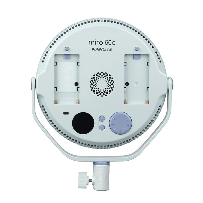 NANLITE miro 60c(Mint Blue) miro 60c フルカラー丸型パネルライト(ミントブルー)