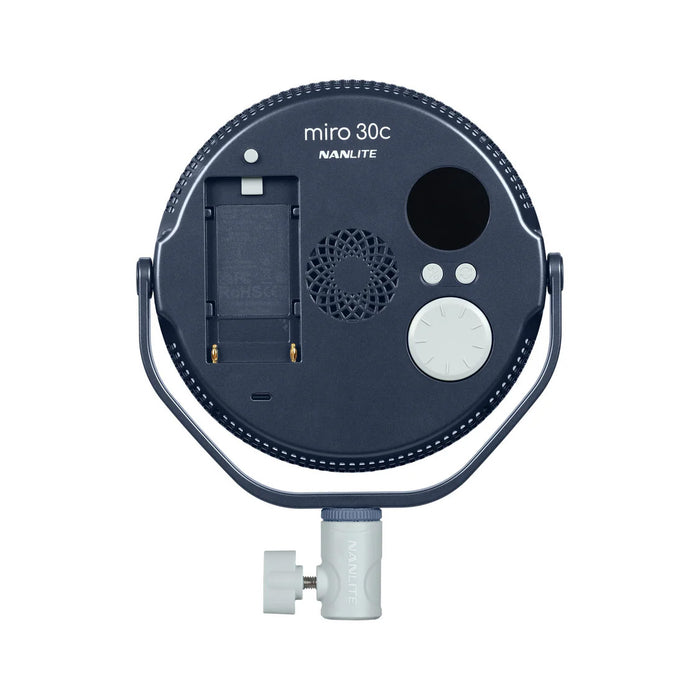【決算セール2026】NANLITE miro 30c(Midnight Blue) miro 30c フルカラー丸型パネルライト(ミッドナイトブルー)