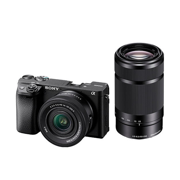 SONY ILCE-6400X B デジタル一眼カメラ α6400 ダブルズームキット