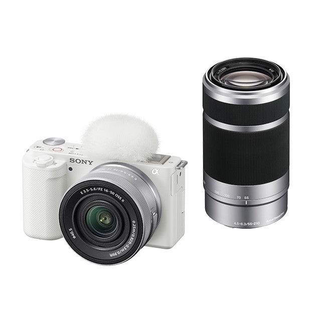 SONY ZV-E10X W デジタル一眼カメラ VLOGCAM ZV-E10 ダブルズームキット(ホワイト)