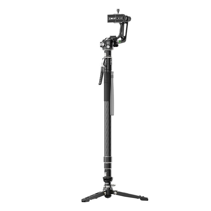 YC Onion MQPBCGH Pineta Proカーボン一脚(Litchiジンバル雲台&BC44雲台セット)