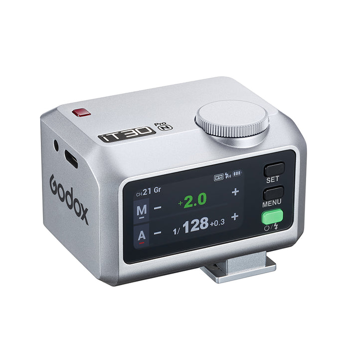 GODOX iT30Pro N Silver TTLオンカメラフラッシュ iT30Pro(シルバー/ニコン用)