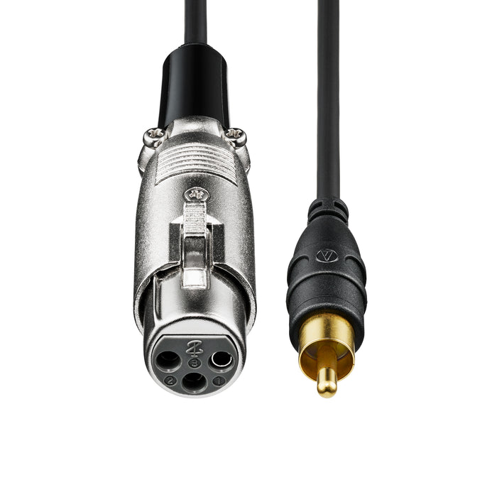 Audio-Technica AT-MI17/3.0 XLR変換ケーブル XLR-Fプラグ-ピンプラグ 3.0m