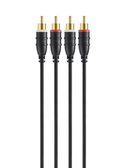 Audio-Technica AT-MI64/1.5 オーディオケーブル ピンプラグ×2-ピンプラグ×2 1.5m