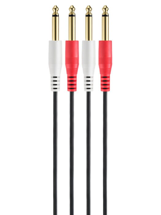 Audio-Technica AT-MI74/1.5 オーディオケーブル φ6.3mmモノラル標準プラグ×2-φ6.3mmモノラル標準プラグ×2 1.5m