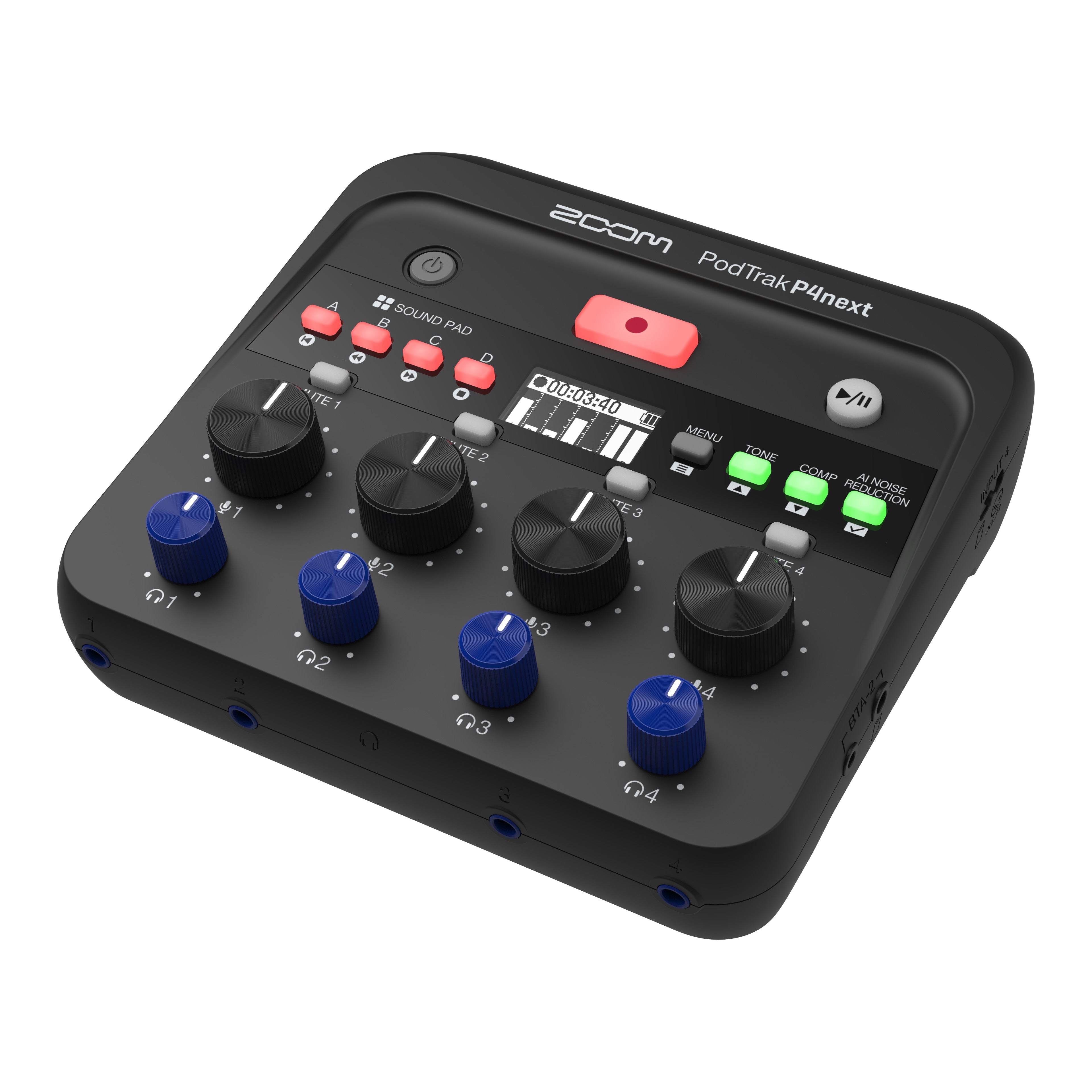 ZOOM P4next PodTrak - 業務用撮影・映像・音響・ドローン専門店