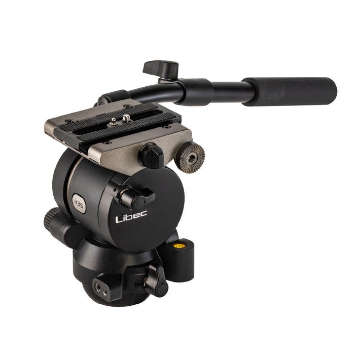 Libec HS-350MQC 業務用・中型カメラ用高性能三脚システム(ミッドスプレッダータイプ)