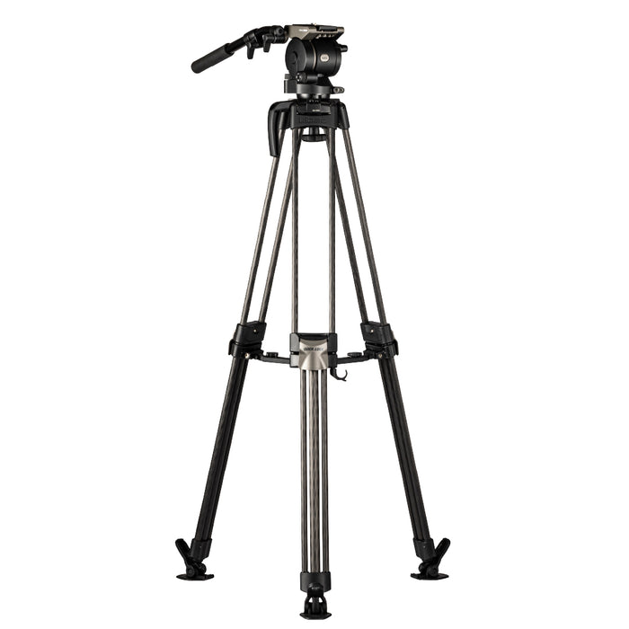 Libec HS-450MQC 業務用・中型カメラ用高性能三脚システム(ミッドスプレッダータイプ)