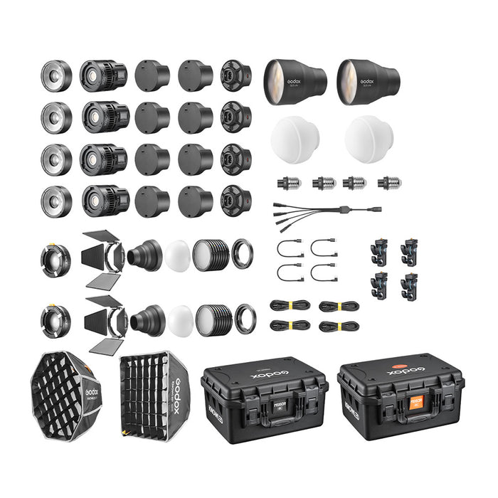 GODOX MS60R 4K フルカラー 4灯キット