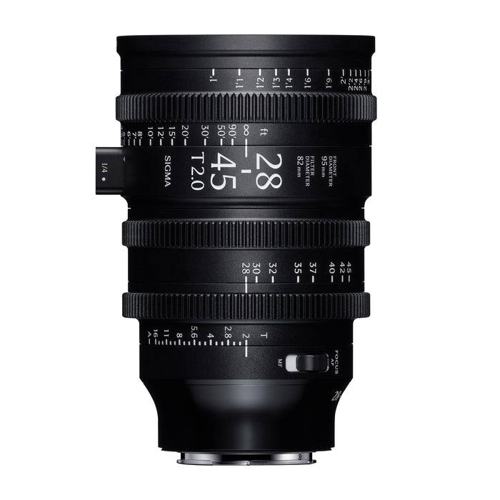 Sigma AF CINE LINE 28-45mm T2 FF(Lマウント/フィート表記)