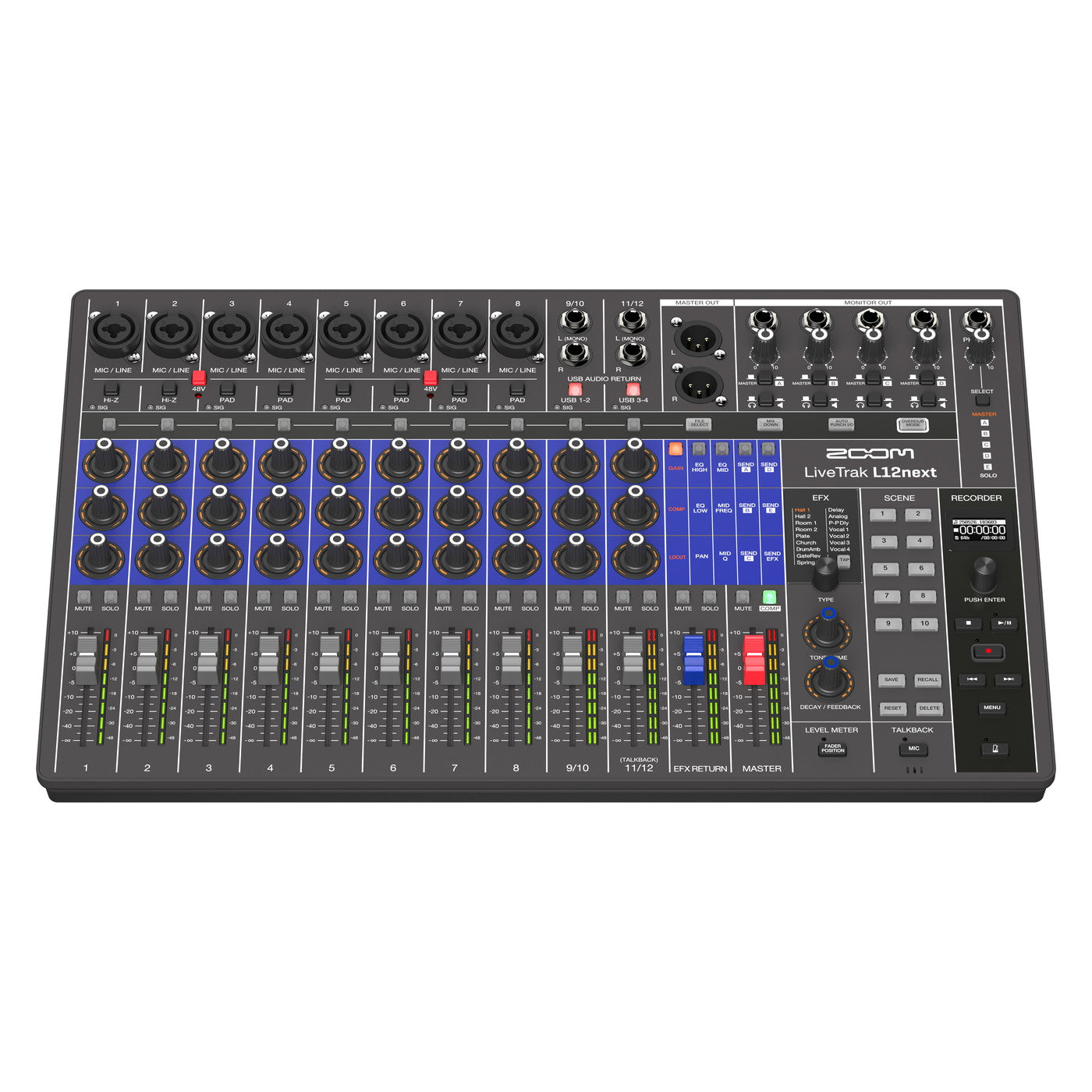 ZOOM L12 next LiveTrak