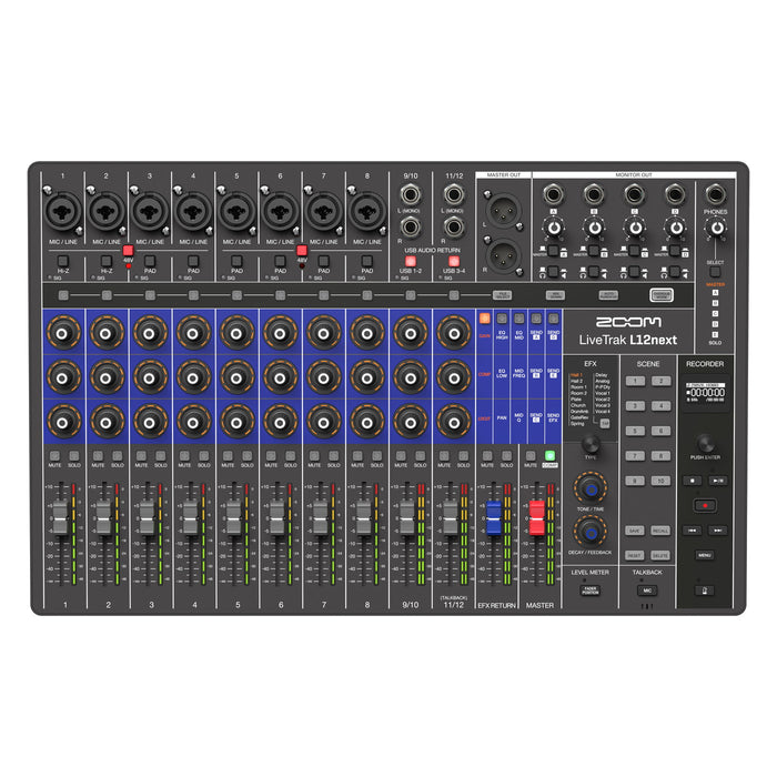 ZOOM L12 next LiveTrak