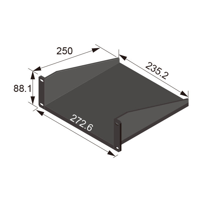 CANARE CHF-MTA2US-B マウントトレイ2U