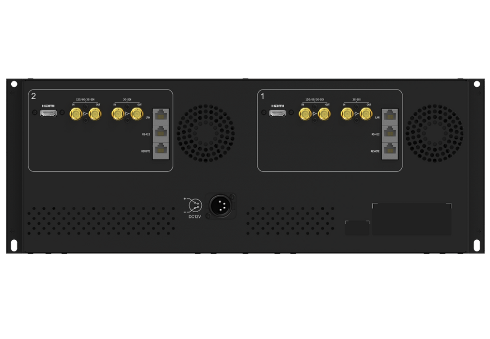 TVLogic R-9D 2 x 10インチ 1920x1200 デュアルLCDラックモニター