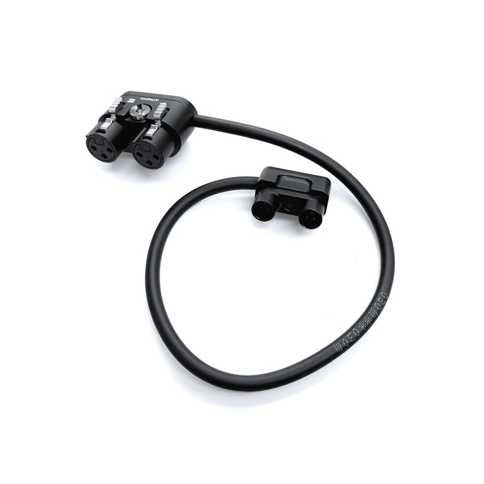 TILTA ES-T25-XLRA Mini XLR to 3-Pin XLR Adapter for Canon C80