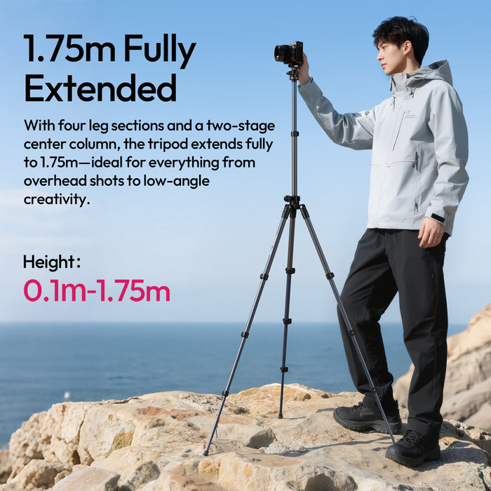 Ulanzi T146 TT59 センターポール水平設置対応三脚