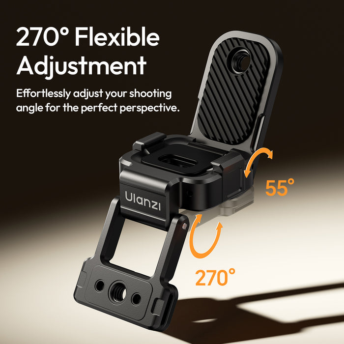 Ulanzi C091 PK16 Osmo Pocket 3/Osmo Pocket 4対応 多機能クイックリリースマグネットベース