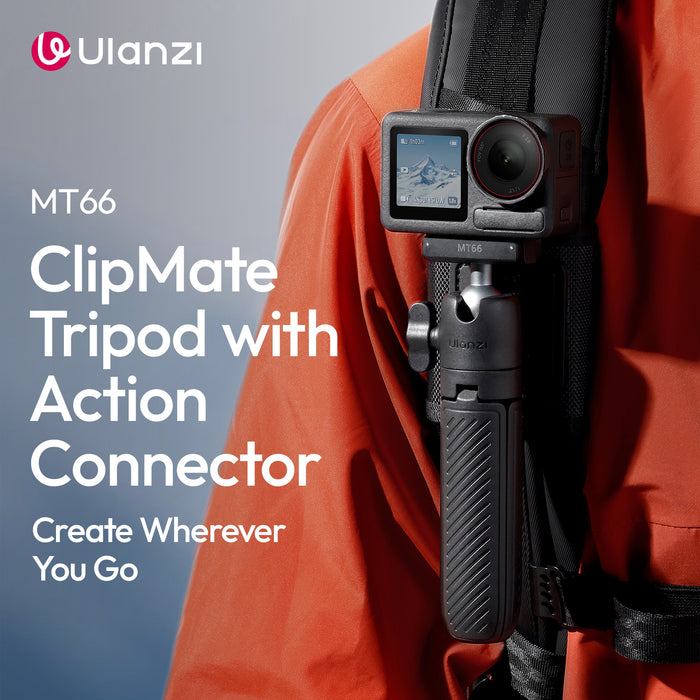 Ulanzi S041 MT66 ClipMateミニ三脚(Action向けクイックリリース)