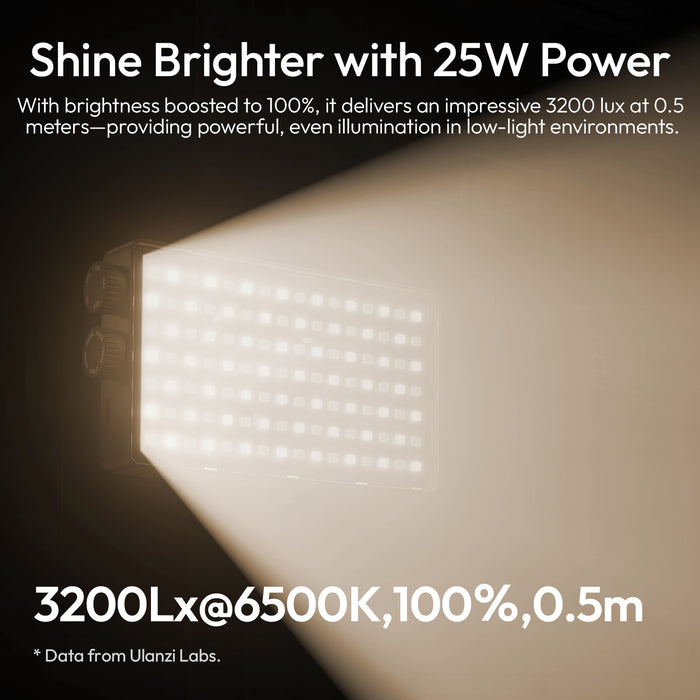 Ulanzi L156 PL25 25W LEDパネルライト