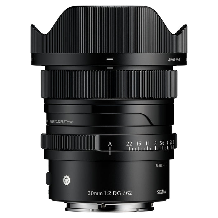 Sigma CONTEMPORARY 20mm F2 DG(ソニー Eマウント/ブラック)