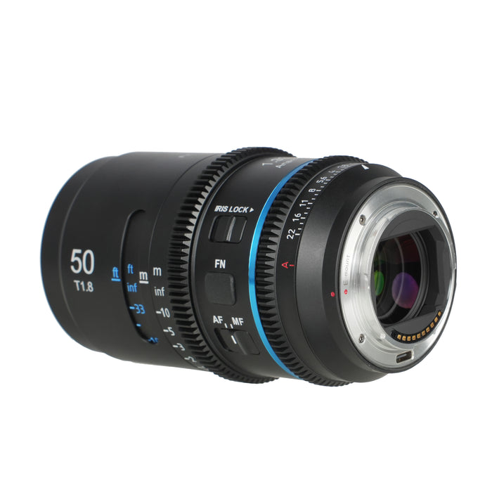 SIRUI AST-50-ZB Astra オートフォーカスアナモルフィックレンズ フルフレーム T1.8 1.33X 50mm Z/ブルー