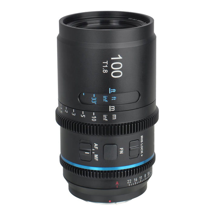 SIRUI AST-100-ZB Astra オートフォーカスアナモルフィックレンズ フルフレーム T1.8 1.33X 100mm Z/ブルー