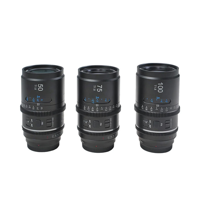 SIRUI AST-3S-LN Astra オートフォーカスアナモルフィックレンズ フルフレーム T1.8 1.33X 50/75/100mm L/ナチュラル