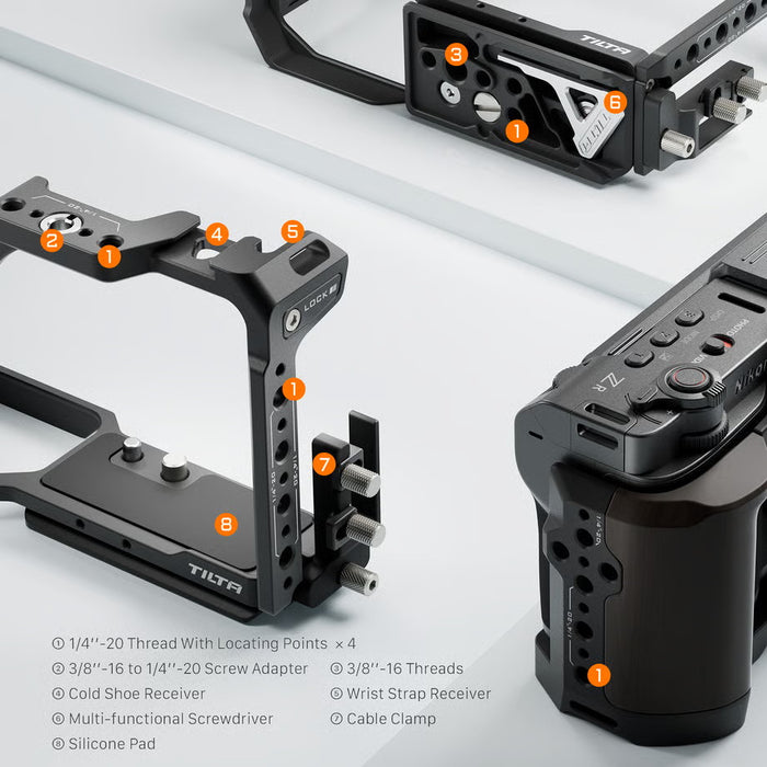 Tilta TA-T98-B-B Nikon ZR用 カメラケージ プロキット ブラック