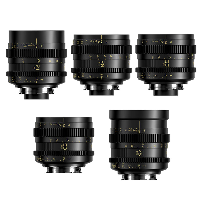 Thypoch TP-SC5P-M Thypoch Simera-C 5本セット 21-75mm T1.5 Cine Prime ライカMマウント