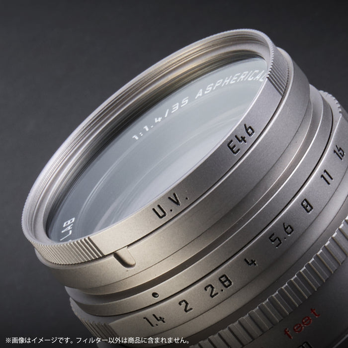 LIGHT LENS LAB L-UV-E46-Ti LIGHT LENS LAB E46 UV レンズフィルター　チタン合金 特別仕様