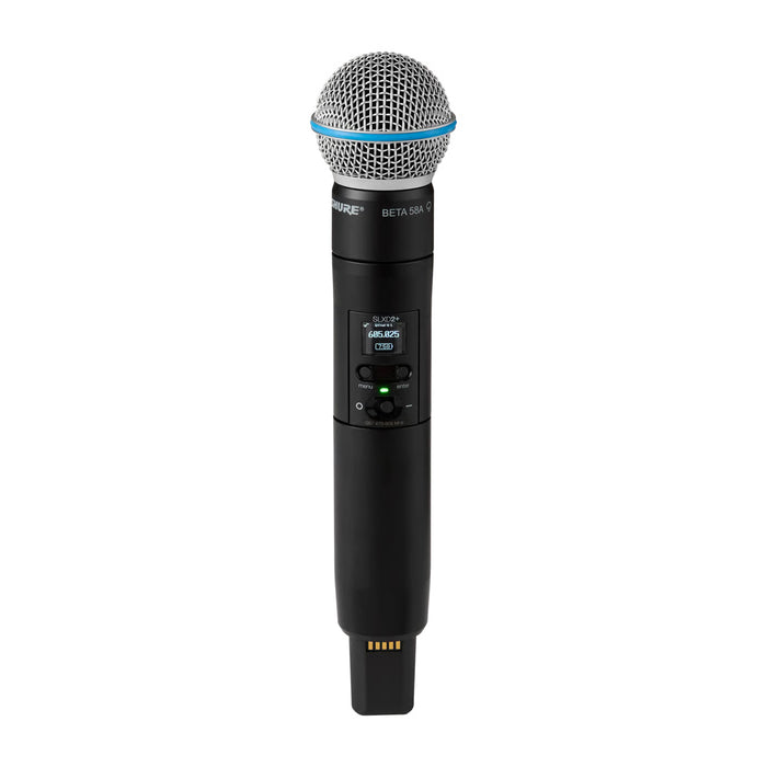 SHURE SLXD24D+J/B58-JB SLXD+ ハンドヘルド型送信機(BETA 58)×2/デュアル受信機×1