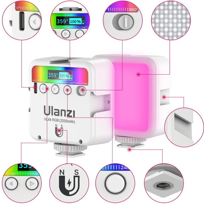 Ulanzi 2586A VL49 RGB Light