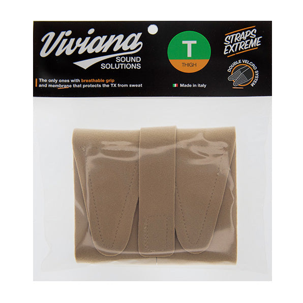 Viviana Straps VSTDVBGEX 太腿用ストラップ ダブルベルクロタイプ エクストリーム 低刺激(58cm/ベージュ)