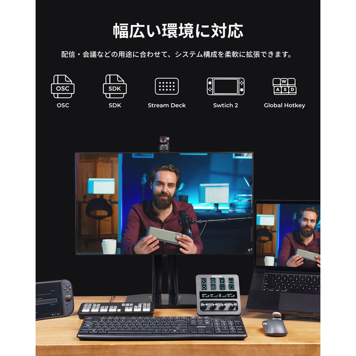 OBSBOT Tiny 3 空間オーディオ Webカメラ - 業務用撮影・映像・音響