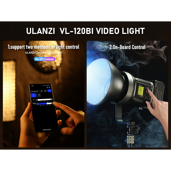 Ulanzi L074CNA1 VL-120C RGBライト(ACアダプタ別売）