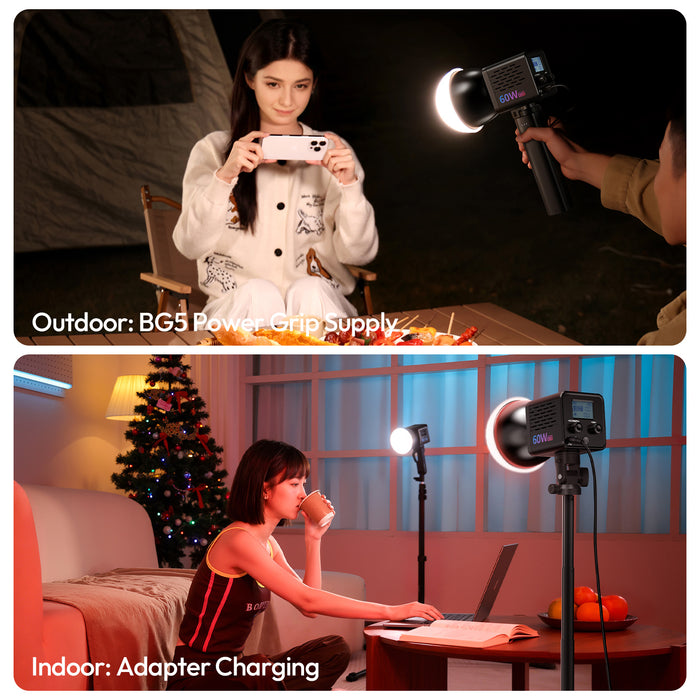 Ulanzi L276 C60RGB LEDビデオライト(60W/バイカラー)