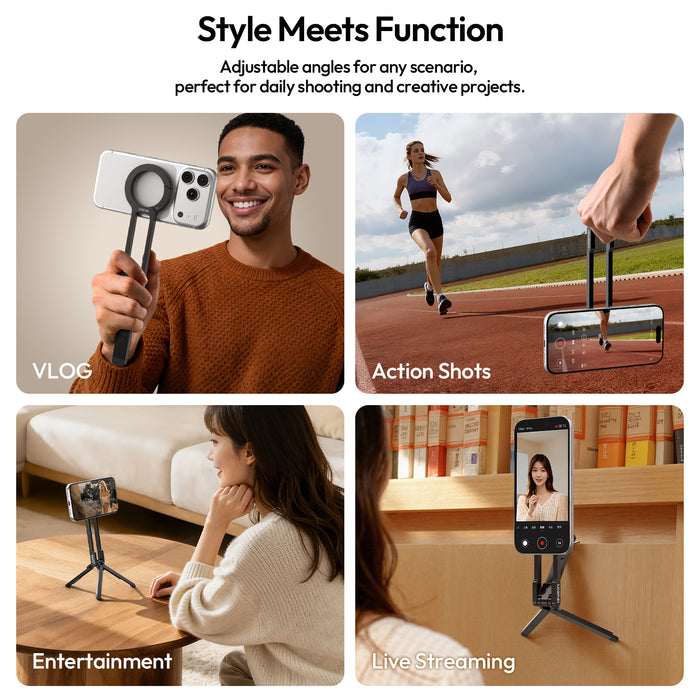 Ulanzi S007 MA57 MagSafe対応カラビナ付きスマホ三脚