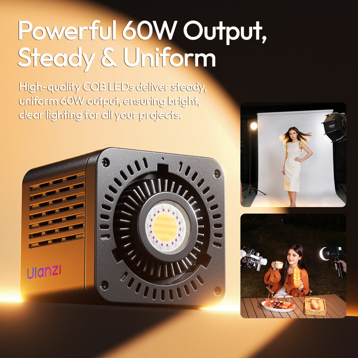 Ulanzi L274 C60RGB LEDビデオライト(60W/バイカラー)