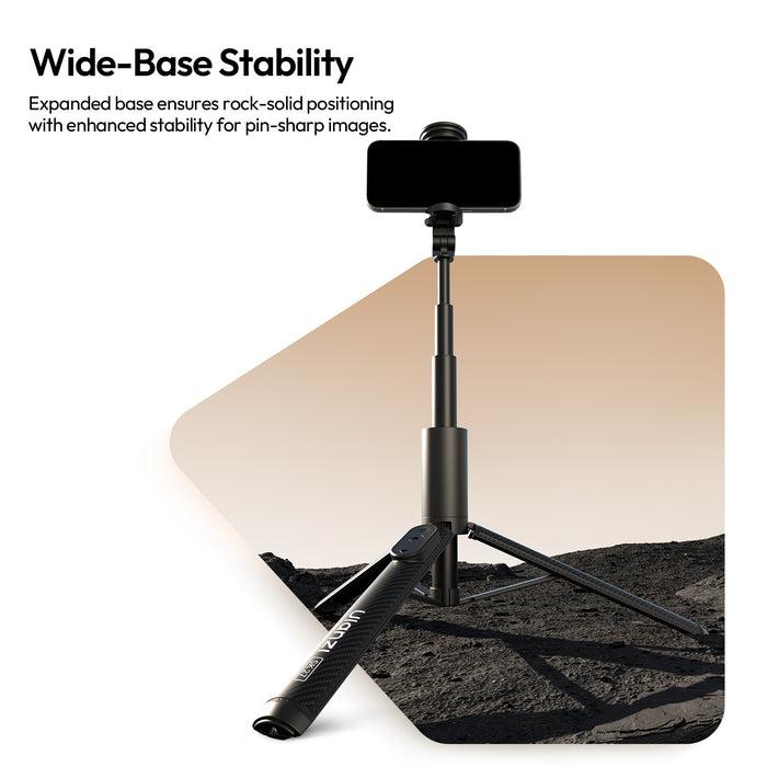 Ulanzi S017 SK27 ポータブル自撮り棒三脚(スマホクランプ版)