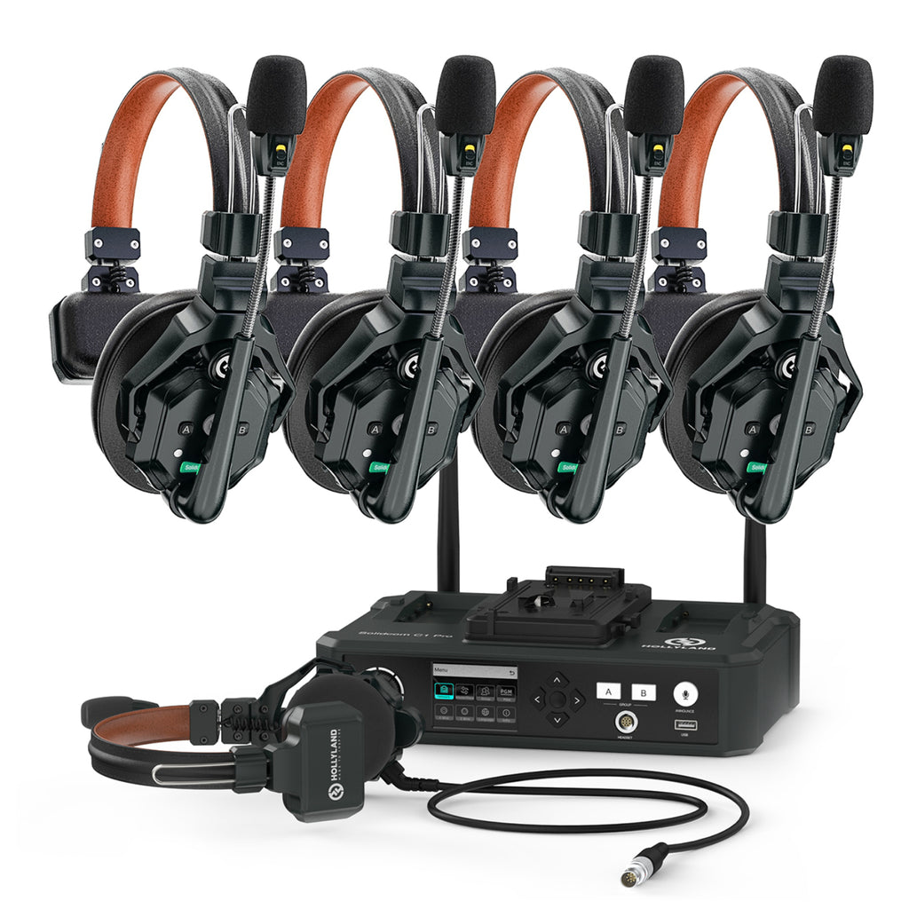 Hollyland Solidcom C1 Pro In-Ear Version-HUB 4S Solidcom C1 Pro