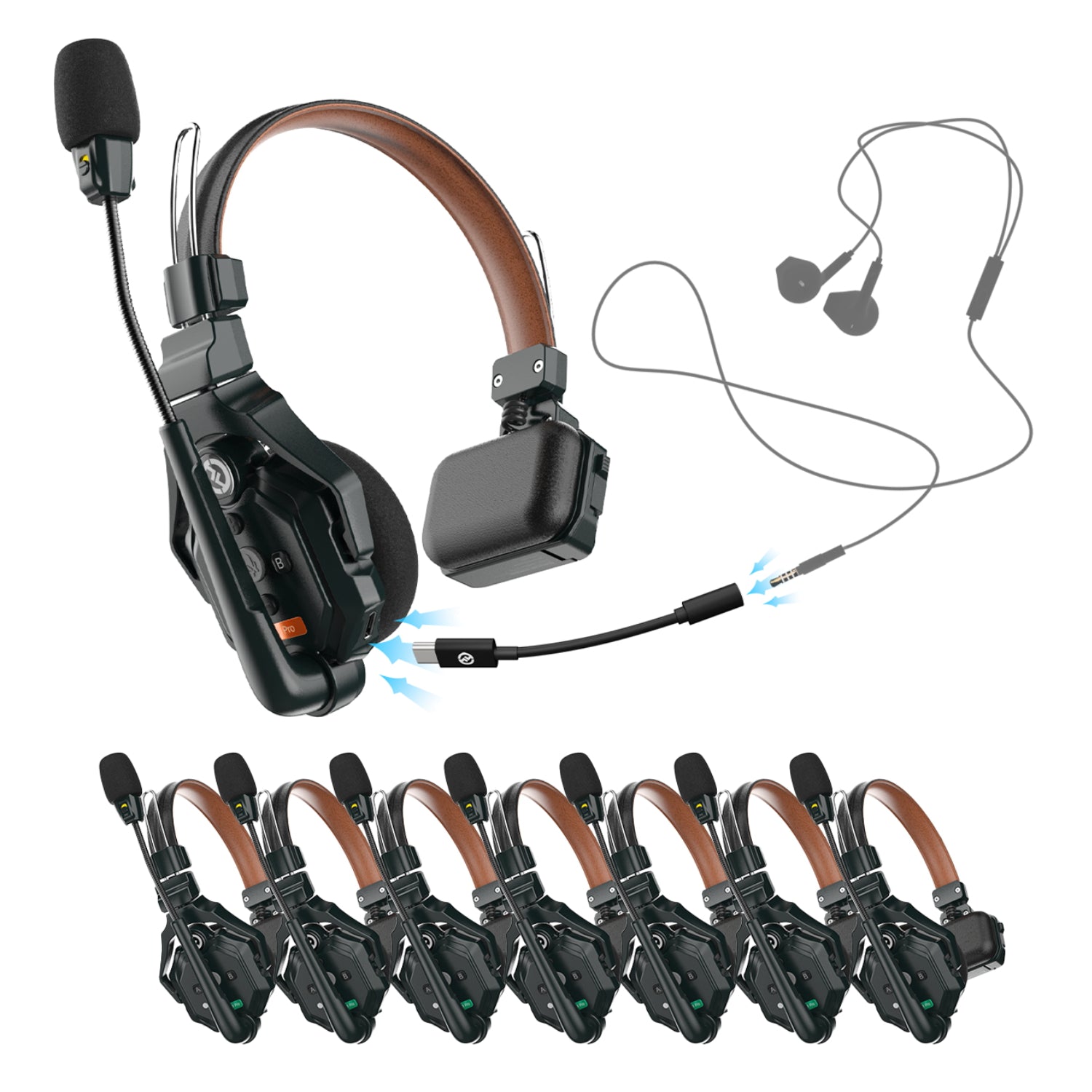 Hollyland Solidcom C1 Pro In-Ear Version-8S Solidcom C1 Pro 8人用