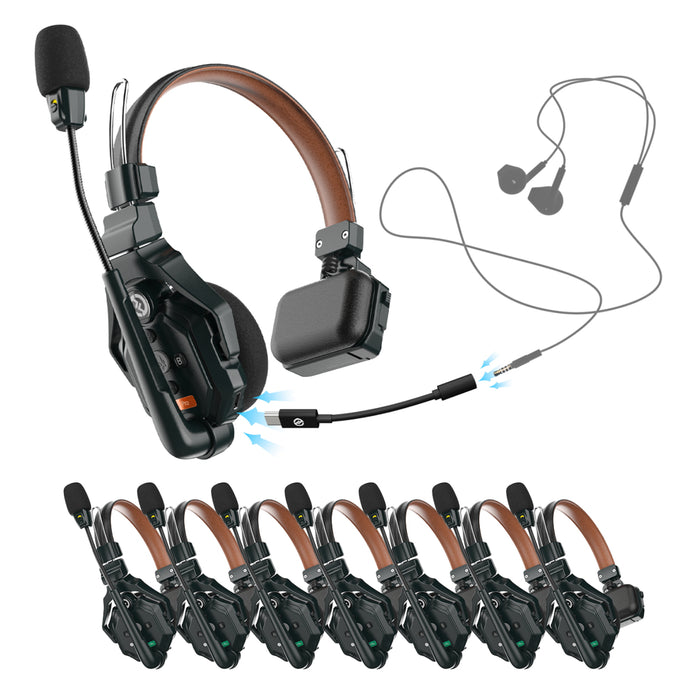 Hollyland Solidcom C1 Pro In-Ear Version-8S Solidcom C1 Pro 8人用(マスター1台リモート7台) インイヤーVer. ワイヤレスインカム