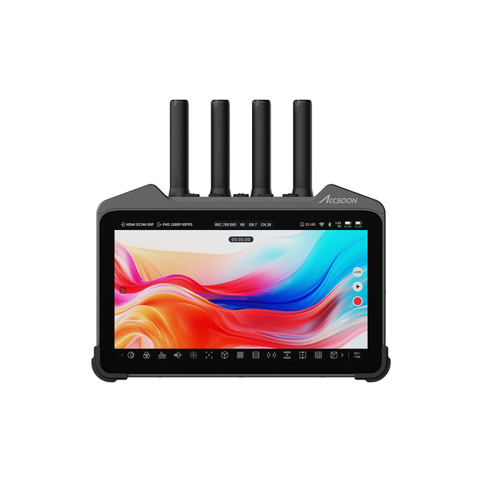 Accsoon MIT01H CineView M7H Pro 7インチタッチスクリーン フルHDモニター(HDMI入出力のみ/4K60p入出力対応/ワイヤレス受信機能内蔵モデル)