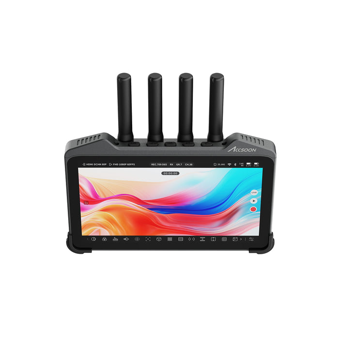 Accsoon MIT01H CineView M7H Pro 7インチタッチスクリーン フルHDモニター(HDMI入出力のみ/4K60p入出力対応/ワイヤレス受信機能内蔵モデル)