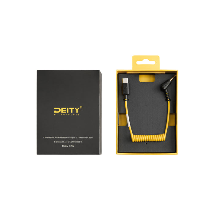 Deity Microphones DA0606050R Deity C21a Insta360 Ace Pro 2対応 タイムコード同期ケーブル