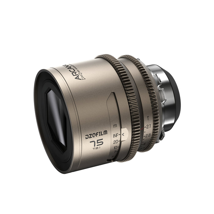 DZOFilm DZO-AR75PLM フルフレーム1.5xアナモルフィックレンズ Arcana 75mm T2.1 メートル表記 PLマウント