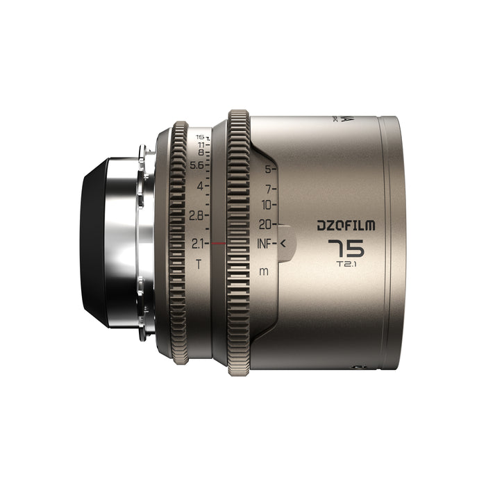 DZOFilm DZO-AR75PLM フルフレーム1.5xアナモルフィックレンズ Arcana 75mm T2.1 メートル表記 PLマウント